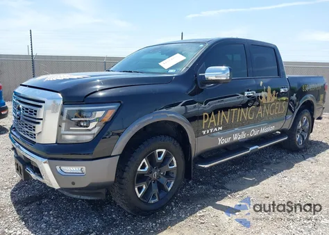 2024 Nissan Titan Platinum Reserve 4X4 z USA, uszkodzony, nr VIN 1N6AA1ED0RN105315